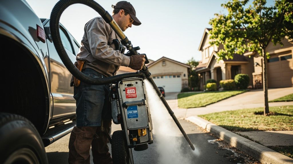 Clearing stubborn main line blockages with hydro j