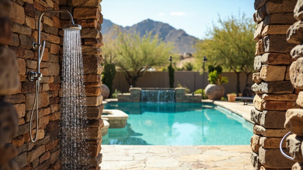 Designing a functional outdoor shower for your par