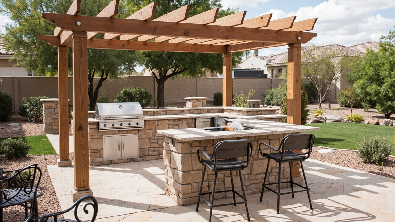 Running Natural Gas Lines for a New Outdoor Kitchen in Your Verrado Backyard