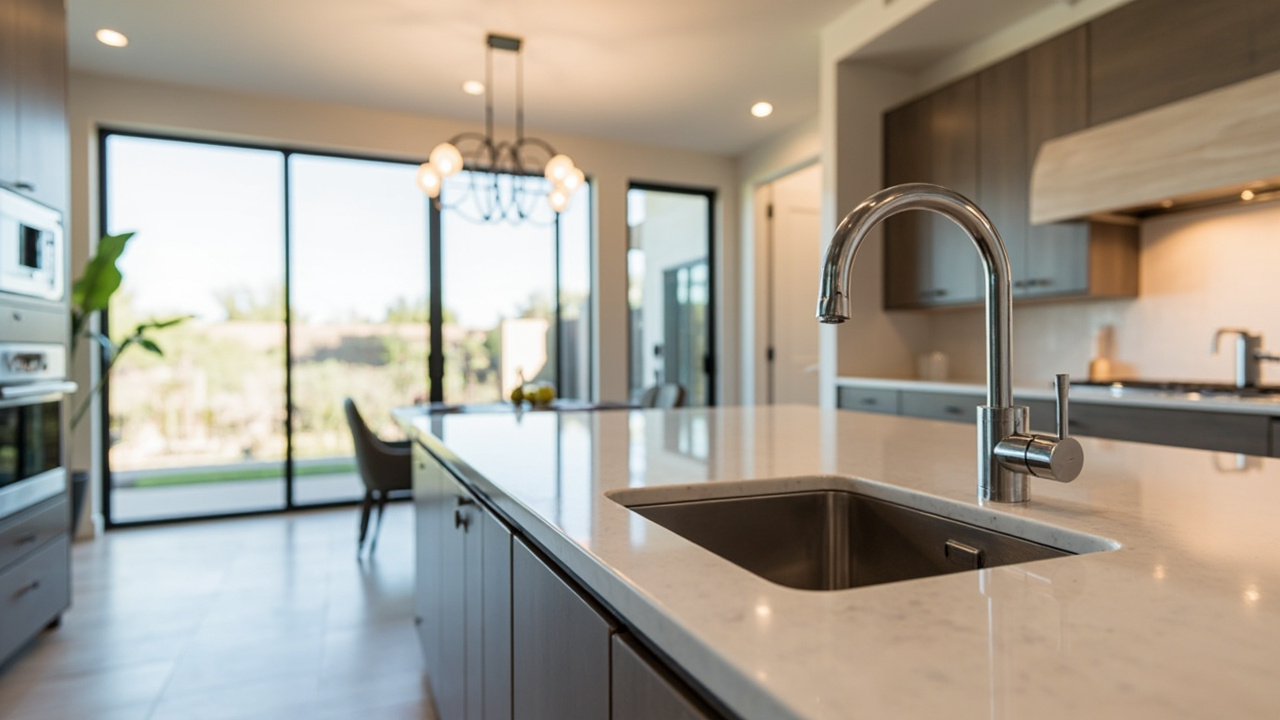 What to Consider When Adding Plumbing to a New Kitchen Island in Your Desert Ridge Home